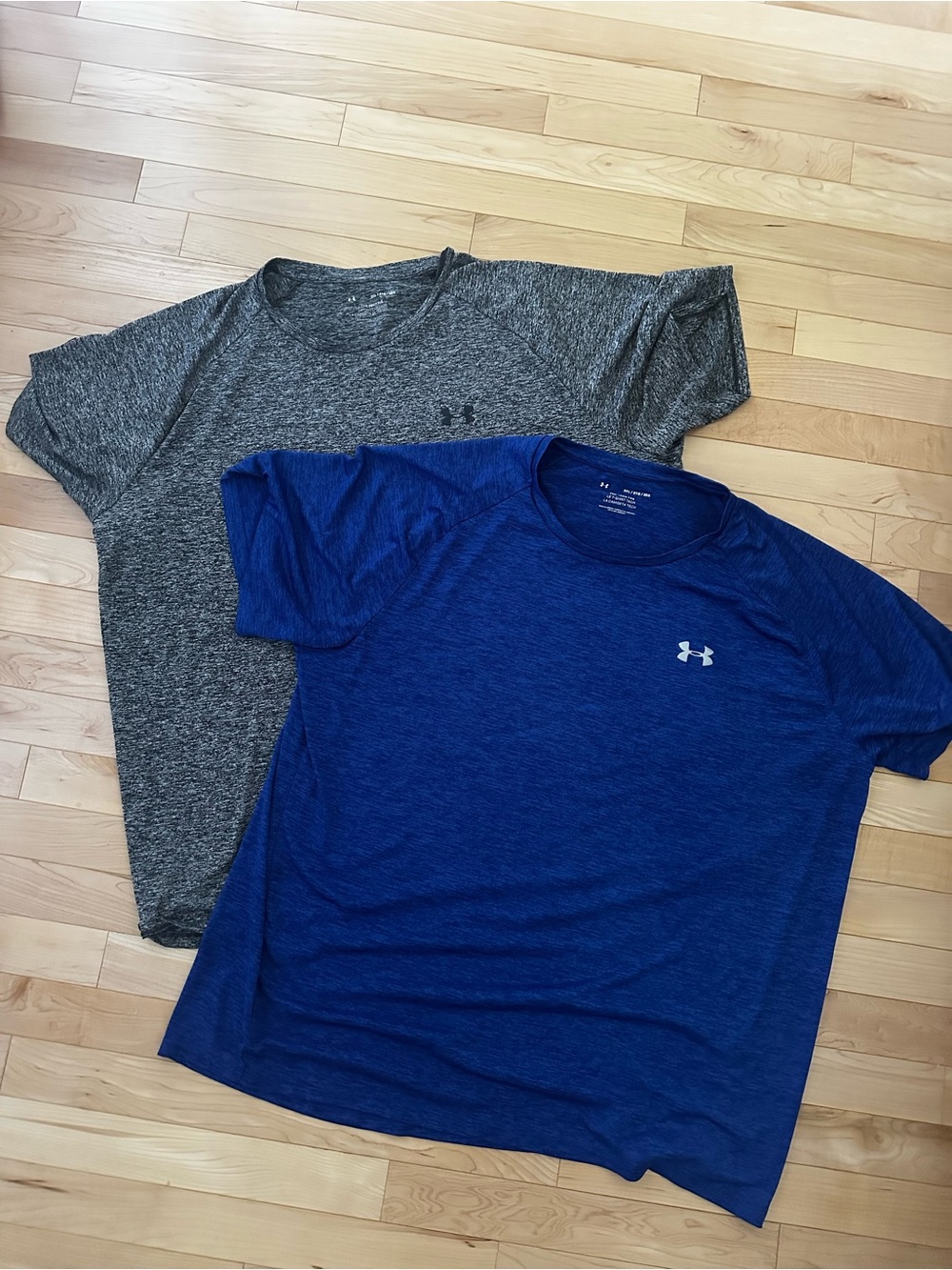 Under Armour Men’s Short Sleeve Performance Tees - Blue & Gray